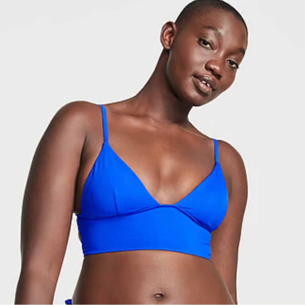 🆕 VICTORIA'S SECRET SWIM Mix-and-Match Longline Triangle Bikini Top
